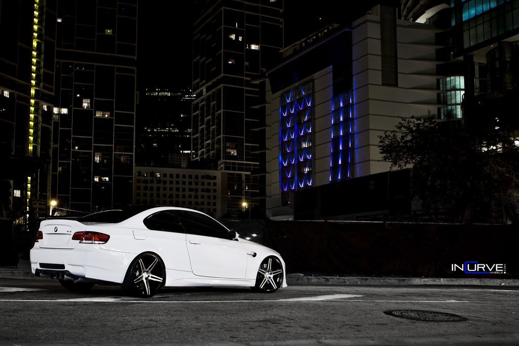 Incurve Wheels IC-S5 Machined Black on BMW M3 E92